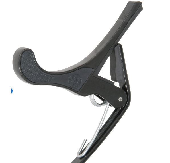 Chord Guitar Trigger Capo Squeeze Quick Release Electric  Acoustic Black