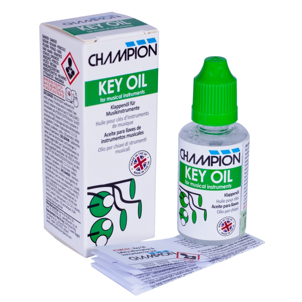 Champion Key Oil Woodwind & Flute 30ml Bottle CHKO1M