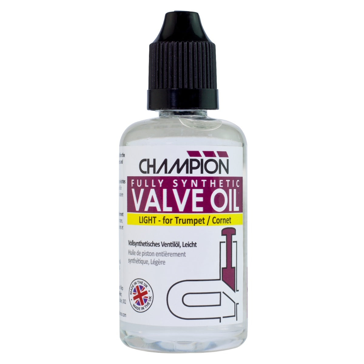 Champion Valve Oil Premium Fully Synthetic Light 50ml Bottle