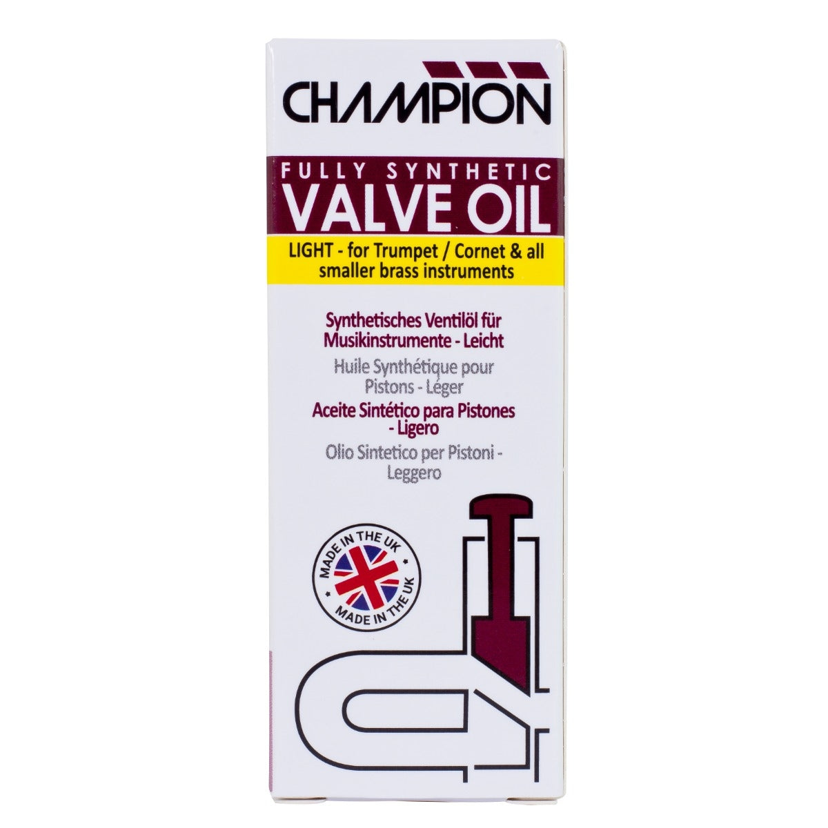 Champion Valve Oil Premium Fully Synthetic Light 50ml Bottle