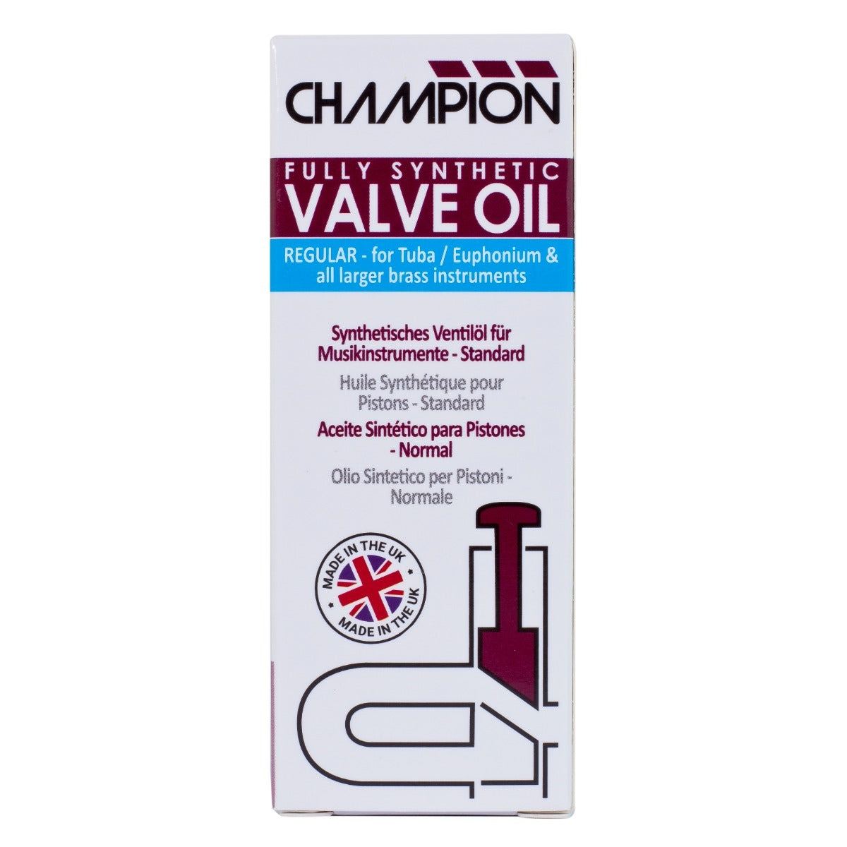 Champion Premium Valve Oil Fully Synthetic Regular - 50ml Bottle