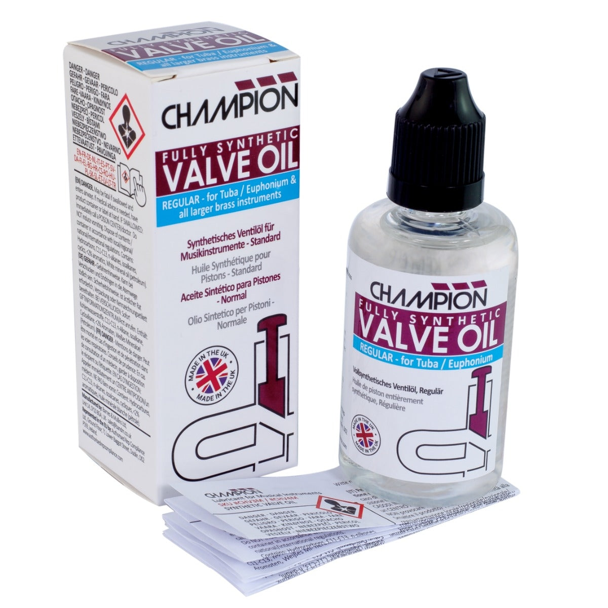 Champion Premium Valve Oil Fully Synthetic Regular - 50ml Bottle
