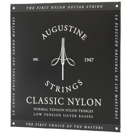 Augustine Black Label Classical Spanish Guitar Nylon String Set