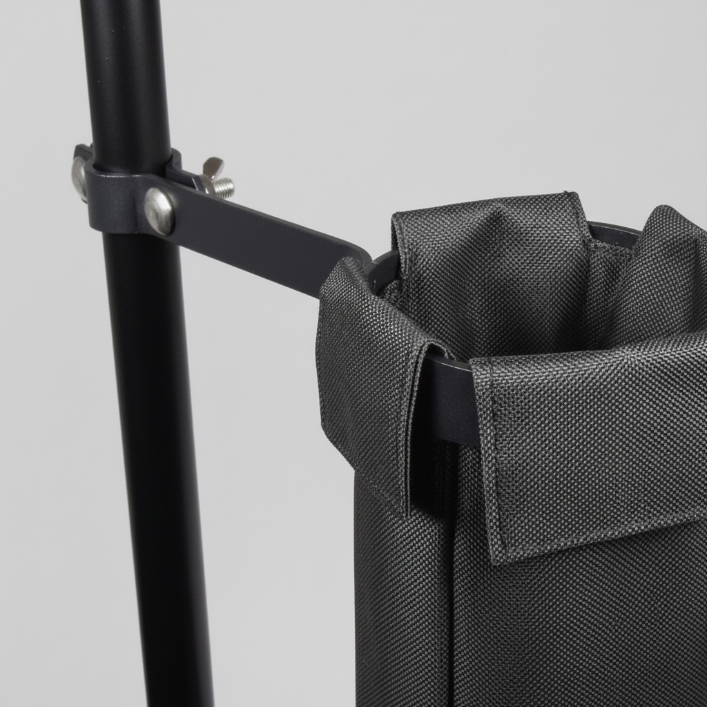 Chord Drumstick Holder For Drum Kit Stand Mount - DSH-01. Close-up detail