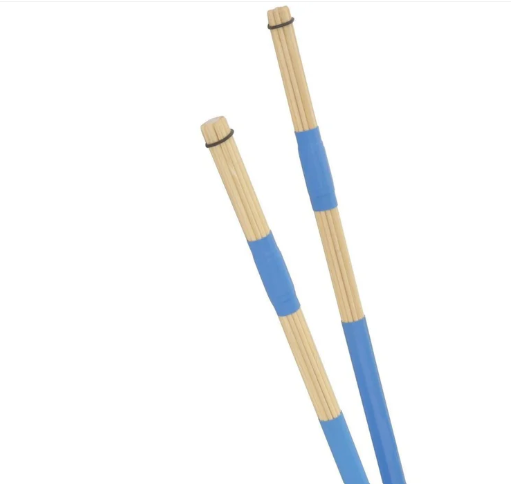 Chord Drum Rutes Rods Maple Pair Coated Grip 12 Dowels
