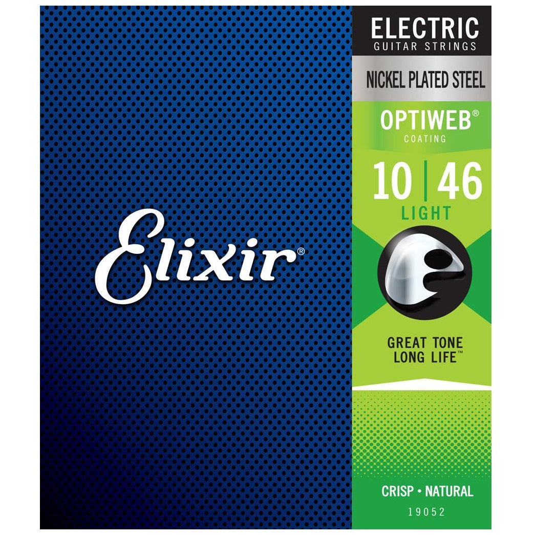Elixir Electric Guitar String Set OPTIWEB Coating Light .010-.046 E19052