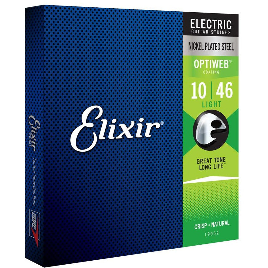 Elixir Electric Guitar String Set OPTIWEB Coating Light .010-.046 E19052