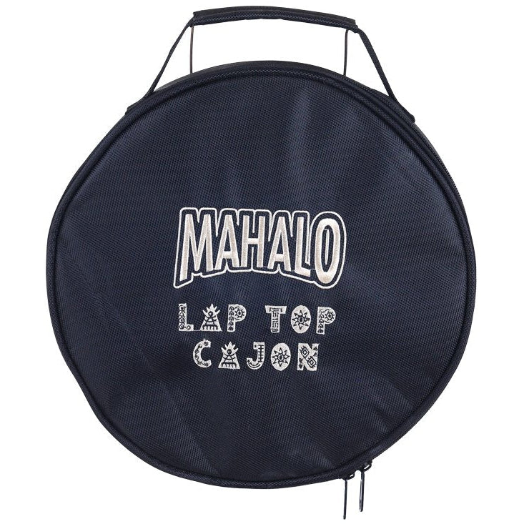 Mahalo Lap Top Cajon With Strap & Bag Circles Design