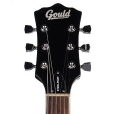 Gould Steelport Electric Guitar Black Red GE40BK  