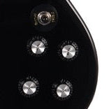 Gould Steelport Electric Guitar Black Red GE40BK  