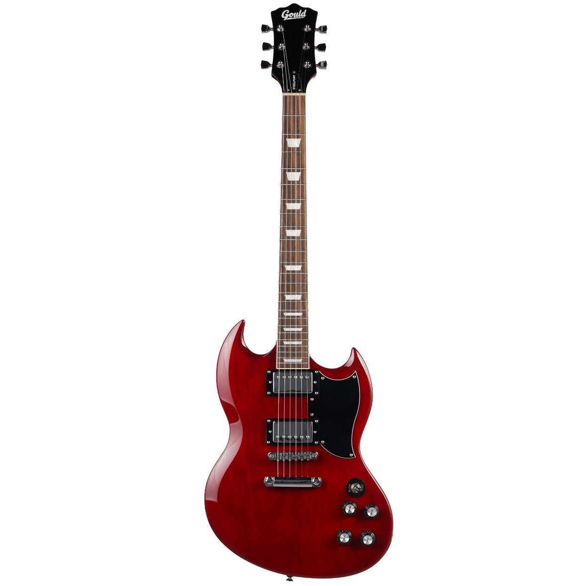 Gould Steelport Electric Guitar Dark Cherry Red GE40CHR