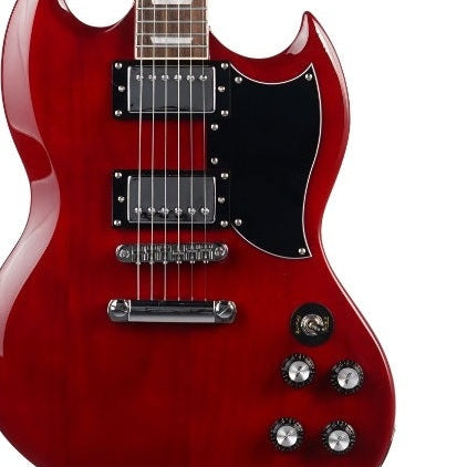 Gould Steelport Electric Guitar Dark Cherry Red GE40CHR