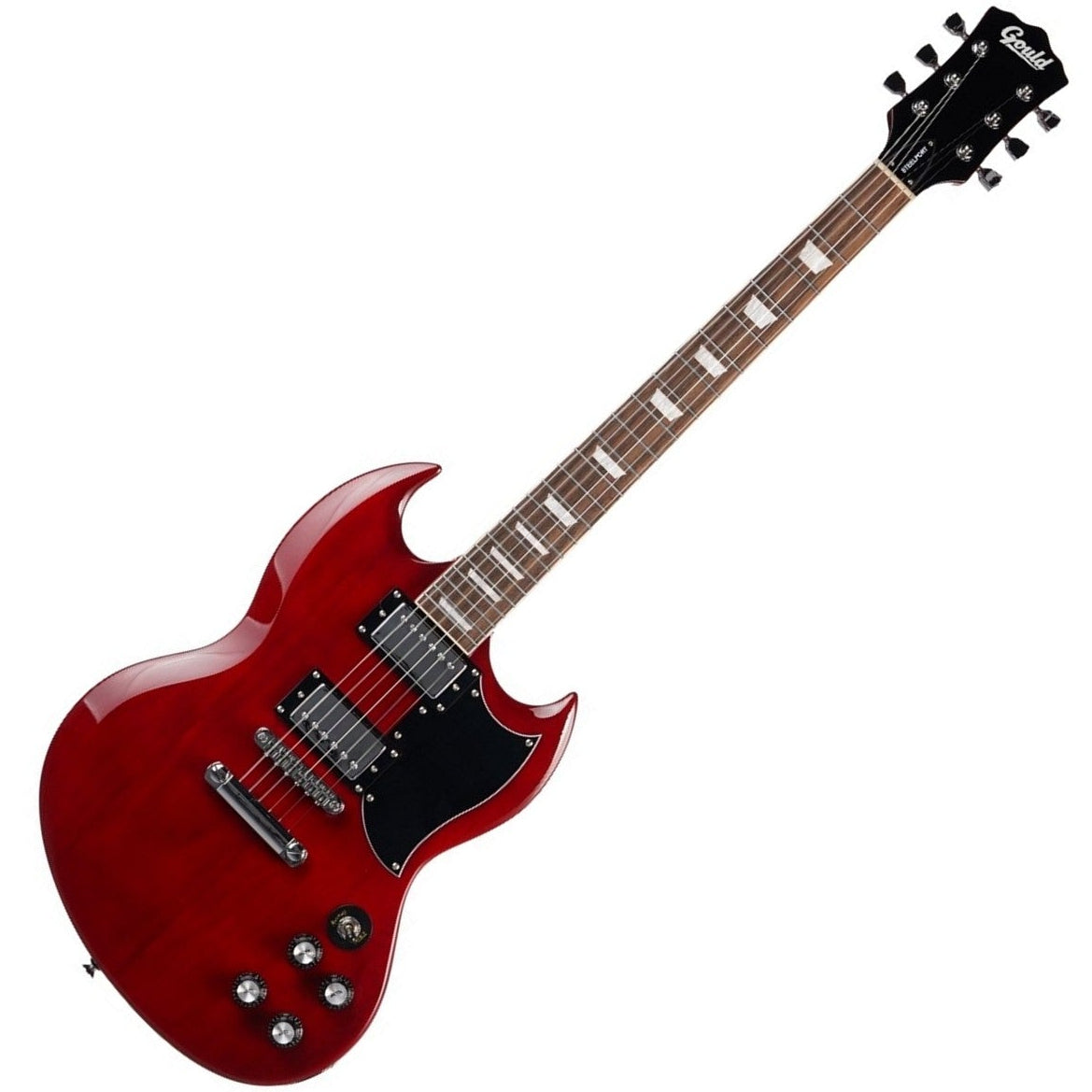 Gould Steelport Electric Guitar Dark Cherry Red GE40CHR