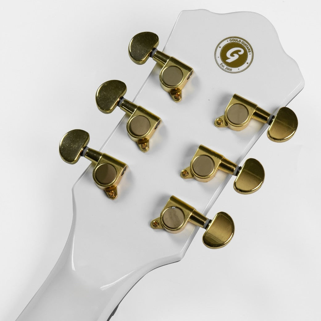 Gould Union Semi Acoustic Electric Guitar White GE50WHT