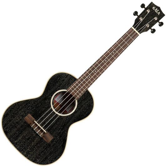 Kala Brand All Solid Salt & Pepper Doghair Mahogany Tenor Ukulele