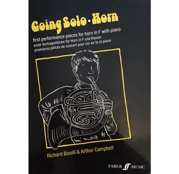 Going Solo Horn With Piano Book - Bissill & Campbell - 0571514286