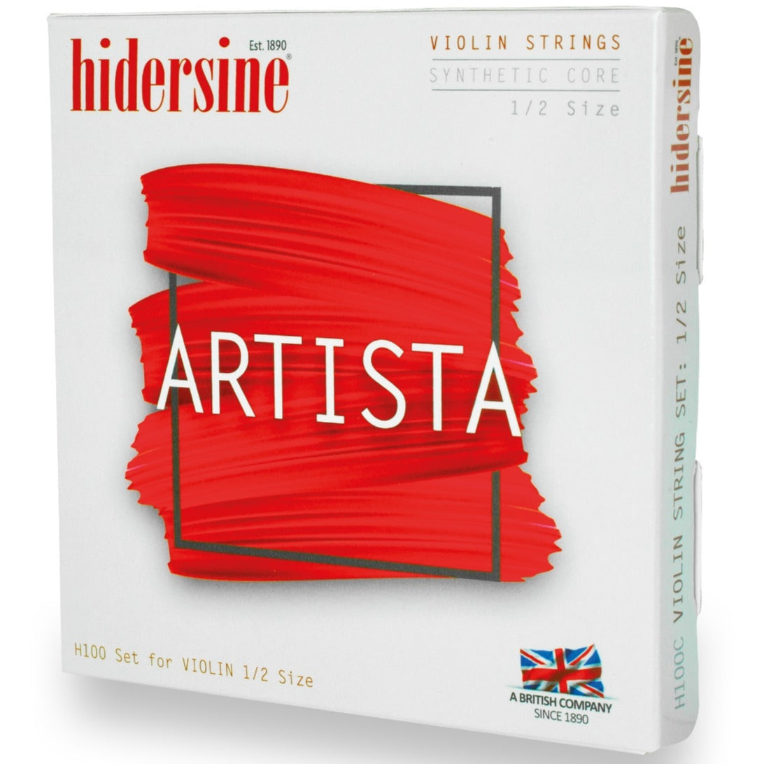 Hidersine Artista Violin String SET Synthetic Core 1/2 & 1/4 Size H100C