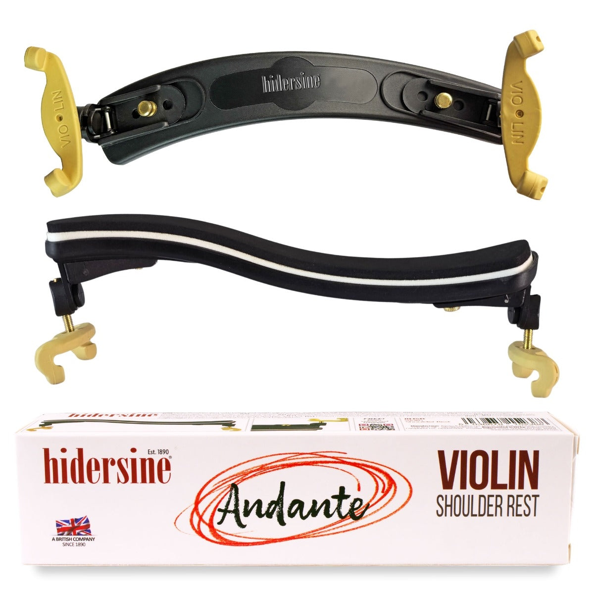 Hidersine Andante Violin Shoulder Rest 4/4 or 3/4