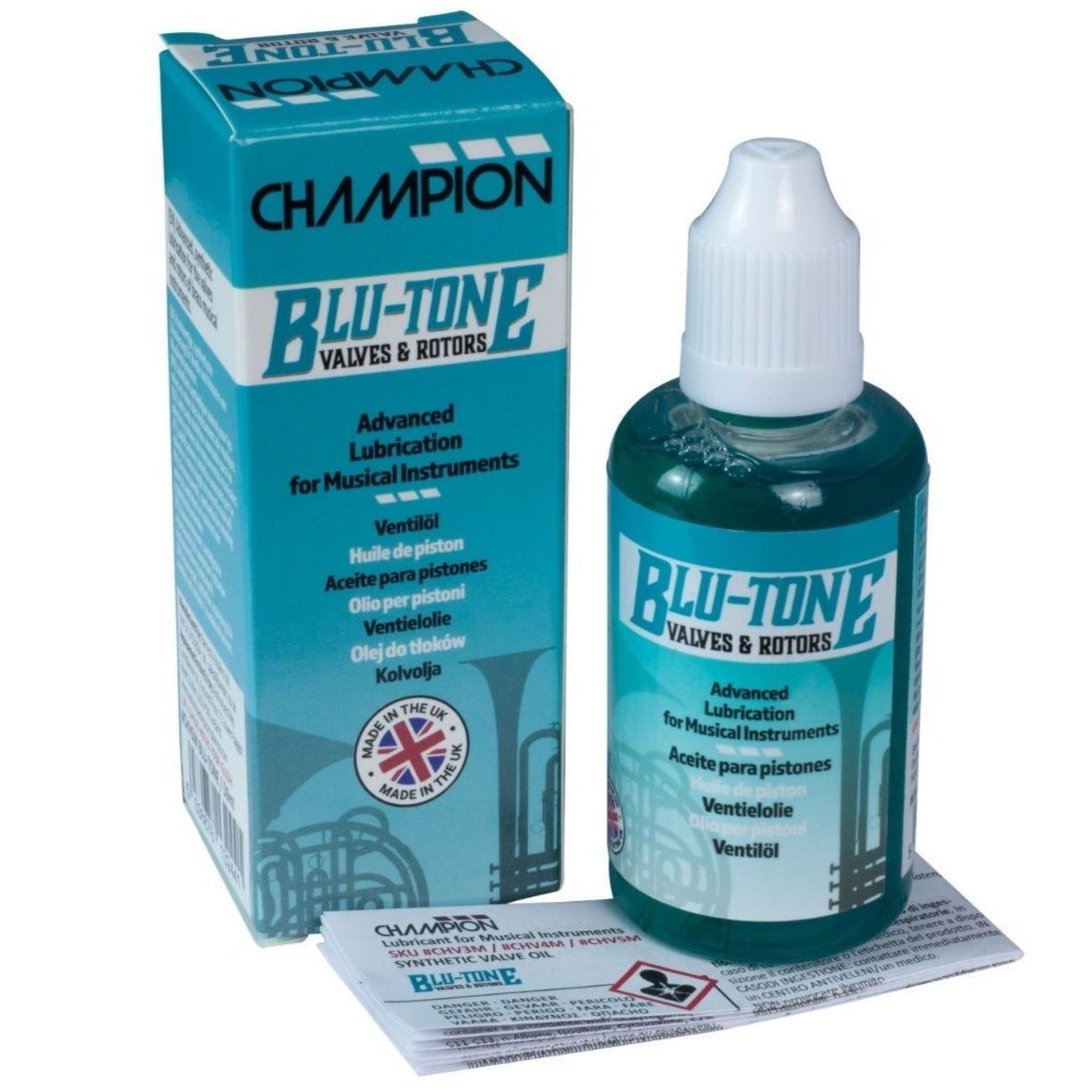 Champion Blu-Tone Brass Instrument Valve & Rotor Oil  50ml  CHV5M
