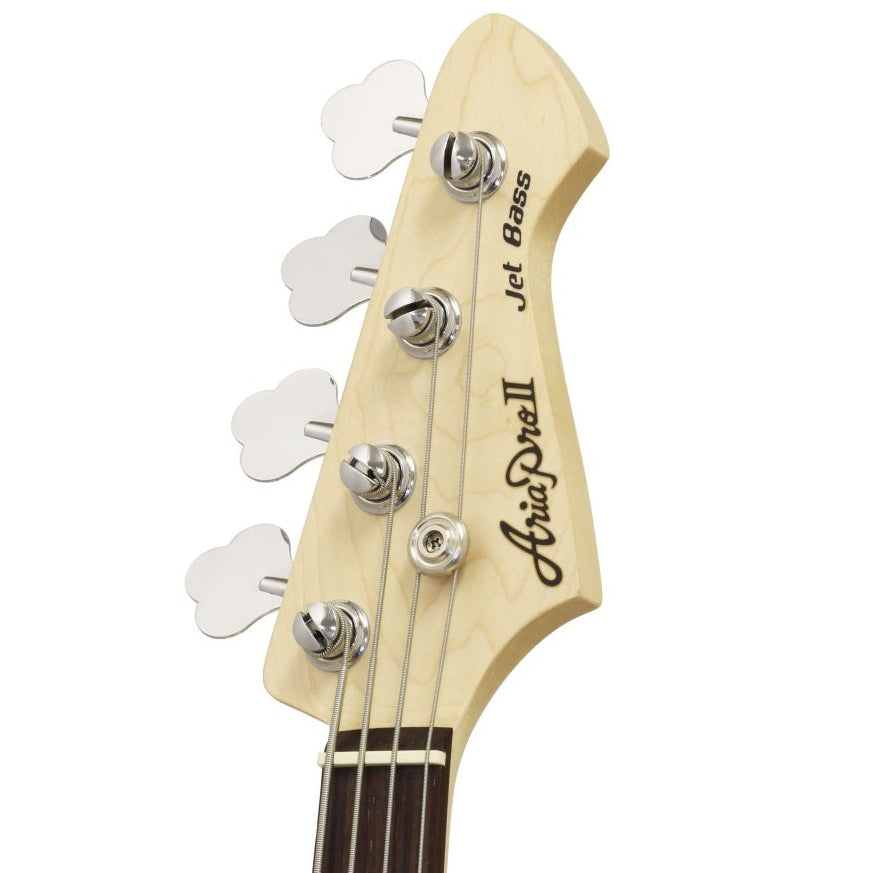 Aria Pro II Electric Jet Bass Guitar Black J-BBK