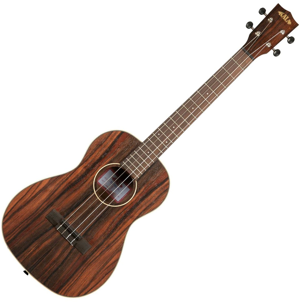 Kala Baritone Ukulele Striped Ebony KA-EBY-B