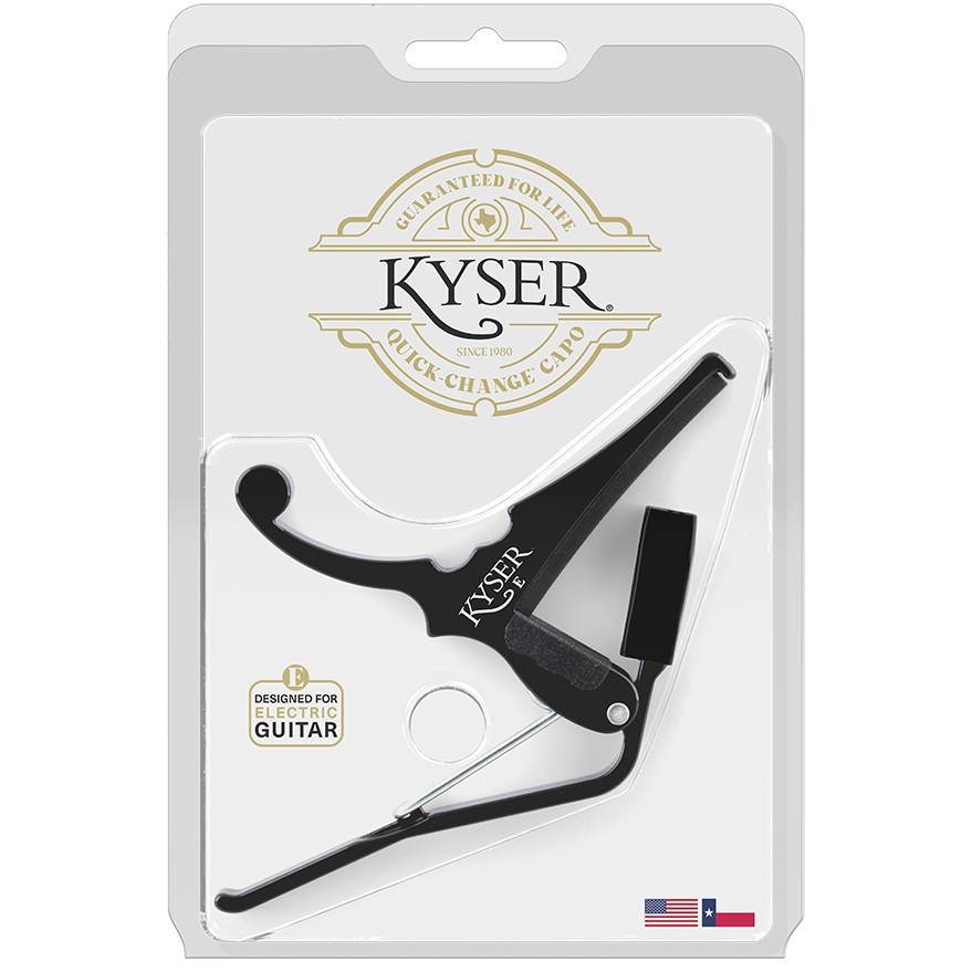 Kyser Trigger Quick Change Electric Guitar Trigger Capo KGEB