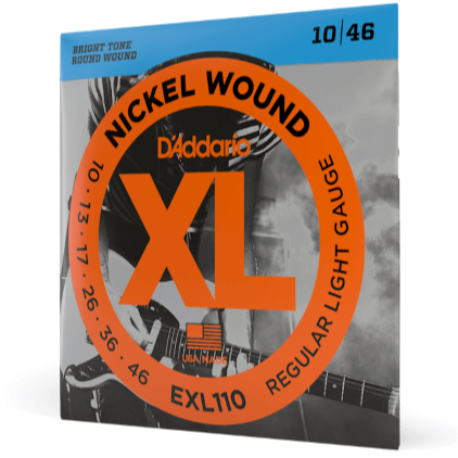 D'Addario XL Electric Guitar Strings 3 Set Bundle 10-46 EXL110