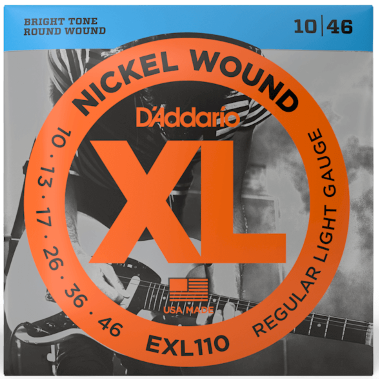 D'Addario XL Electric Guitar Strings 3 Set Bundle 10-46 EXL110