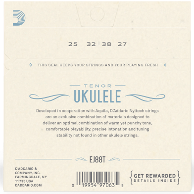 D'Addario Nyltech Tenor Ukulele Strings Set EJ88T