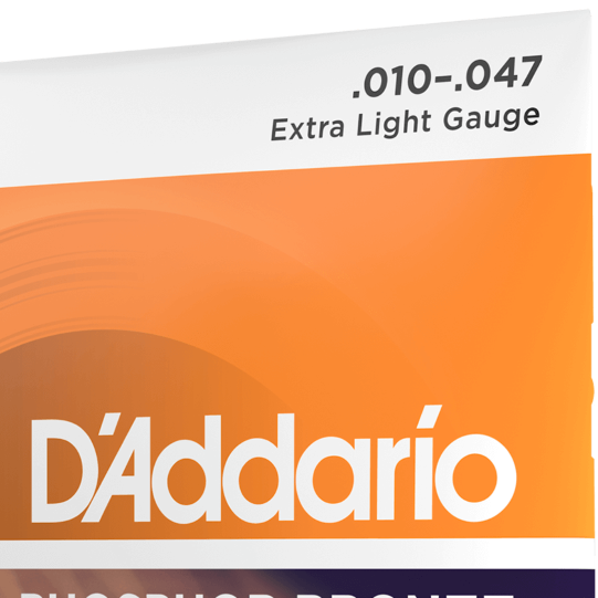 D'Addario Phosphor Bronze Acoustic Guitar Strings 3 Set Pack 10-47 EJ15-3D