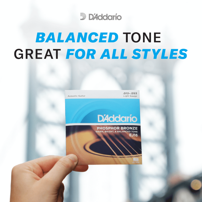 D'Addario Phosphor Bronze Acoustic Guitar Strings 3 Set Pack 10-47 EJ15-3D