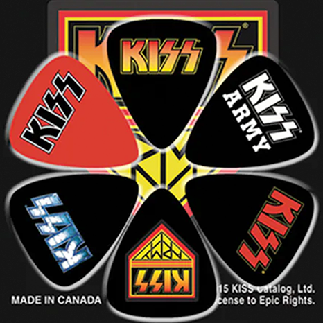 Kiss Guitar Pick Plectrum Set 6 Pack