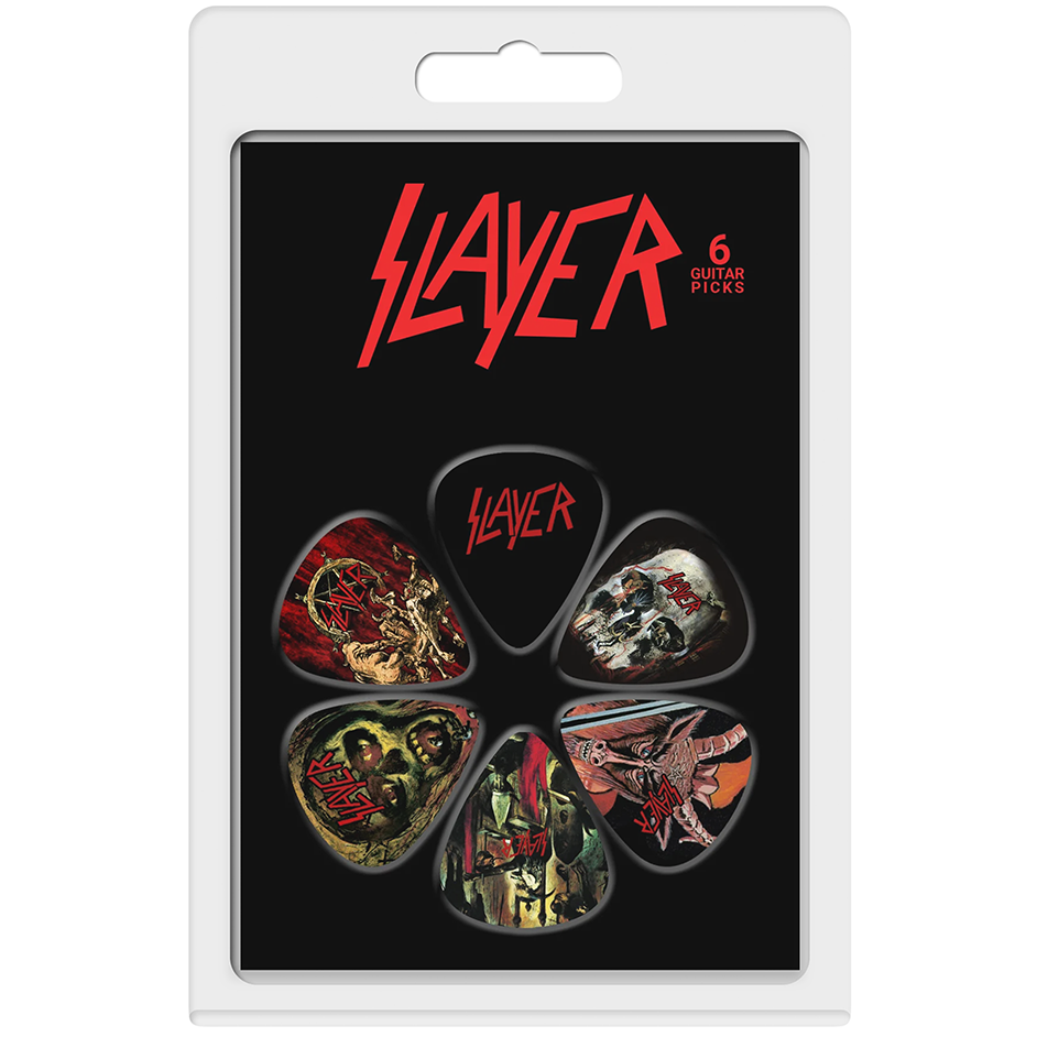 Slayer Guitar Plectrum Pick Set 6 Pack