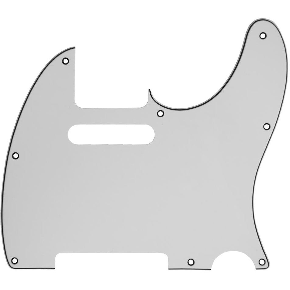 Electric Guitar TC Scratch Plate 3-Ply White and Black
