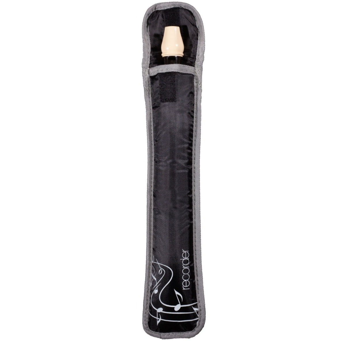 Padded Descant Recorder Carry Bag Case In Black