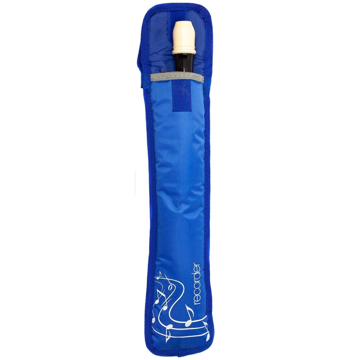 Padded Descant Recorder Carry Bag Case - Blue