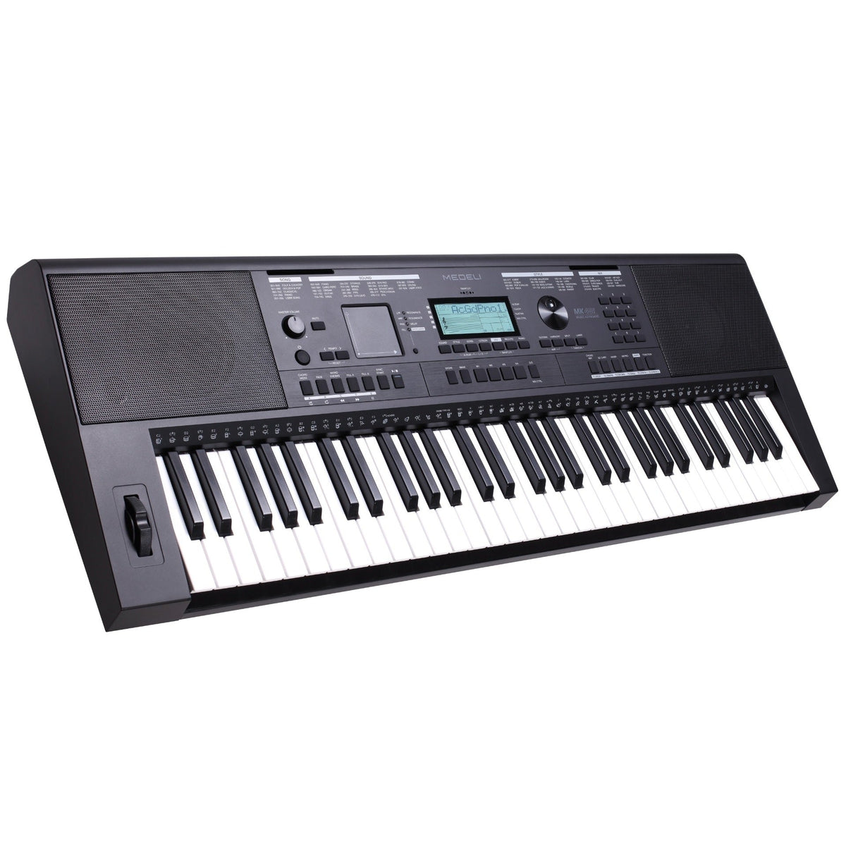 Medeli Millenium Series Keyboard 61 Key Touch Response Black MK401