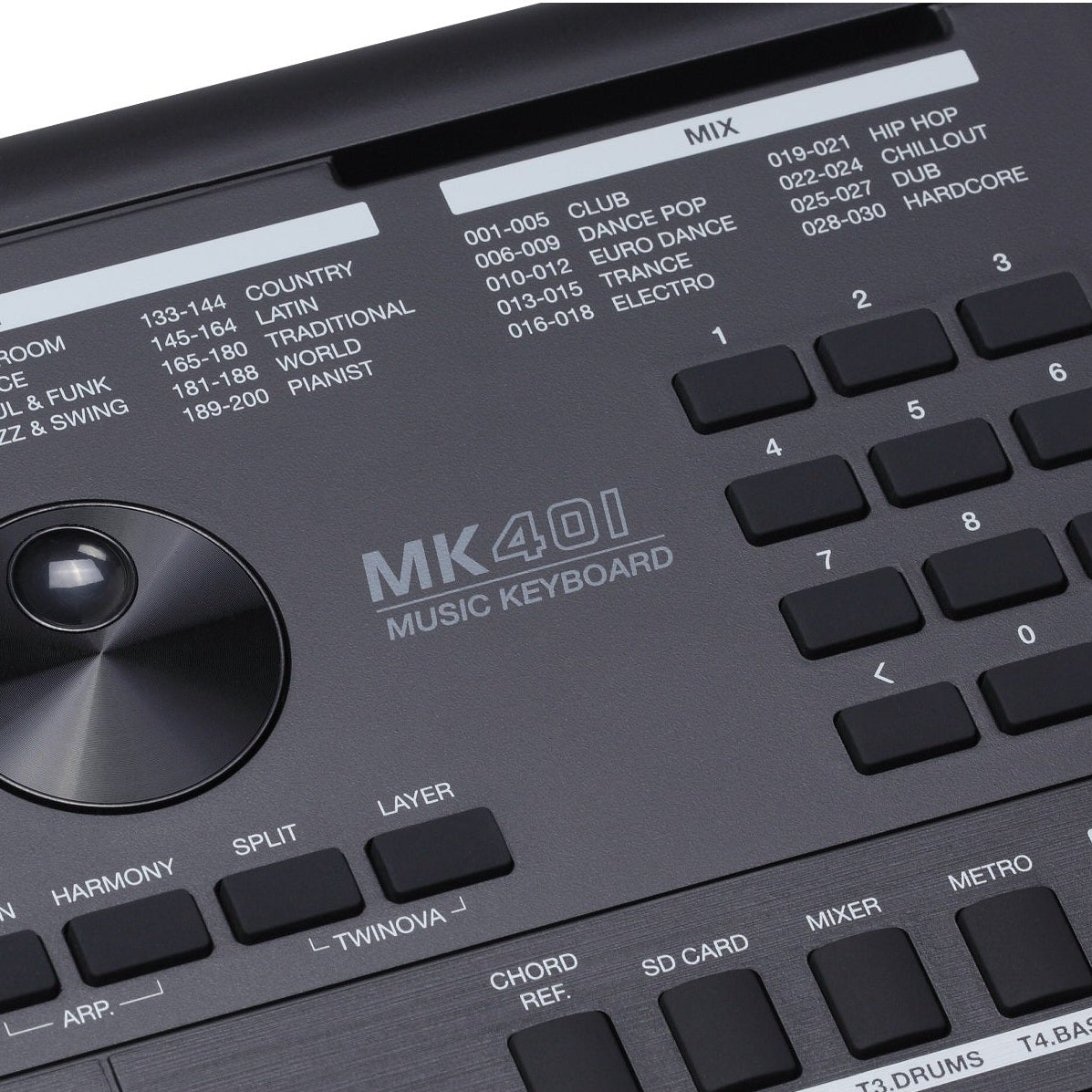 Medeli Millenium Series Keyboard 61 Key Touch Response Black MK401