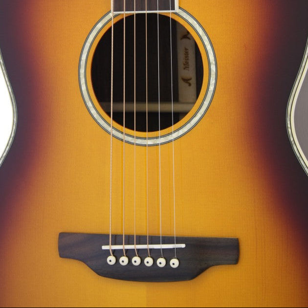 Aria Meister Series Acoustic Guitar Sunburst MSG-02