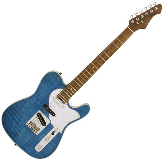 Aria Pro II Nashville Electric Guitar Turquoise Blue 615 MK2 TQBL