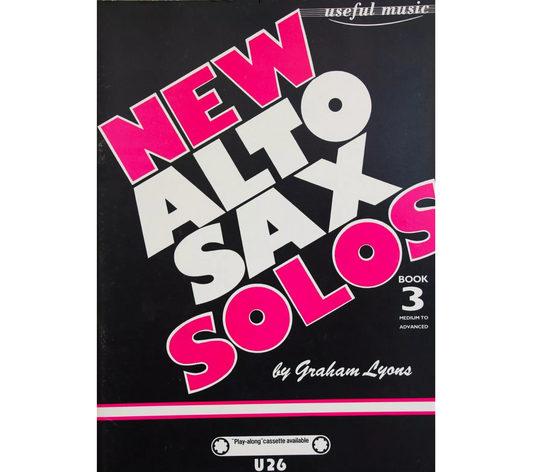 New Alto Sax Solos Book 3 - Graham Lyons - 5025966231744