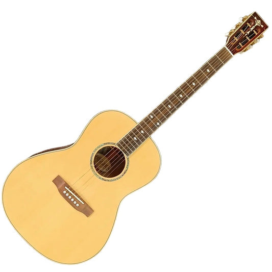 Ozark 3135 Parlour Guitar – Natural (Graded)