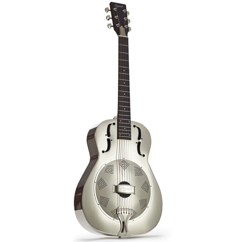 Ozark Nickel Plated Steel Resonator Blues Guitar 3515N