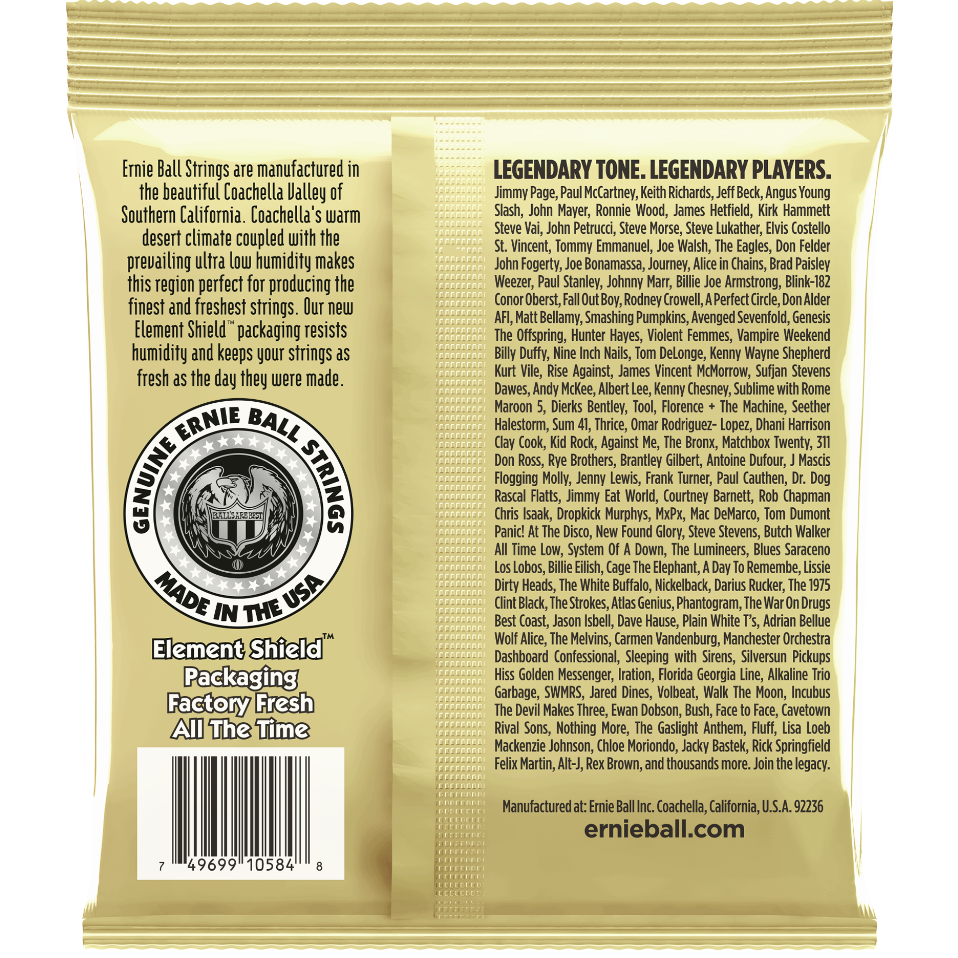 Ernie Ball Earthwood Acoustic Guitar Strings Set 80/20 Bronze 12.5-56