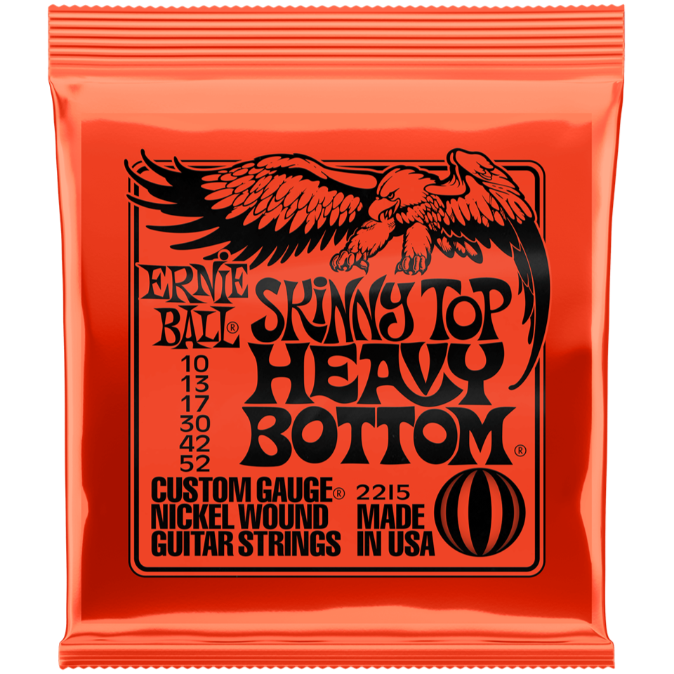 Ernie Ball Electric Guitar String Set Skinny Top Heavy Bottom 10-52