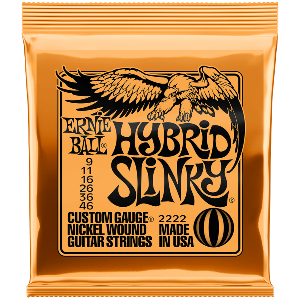 Ernie Ball Hybrid Slinky Electric Guitar Strings Set 9-46