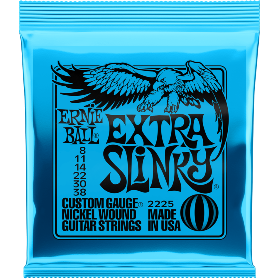 Ernie Ball Extra Slinky Electric Guitar String Set 8-38
