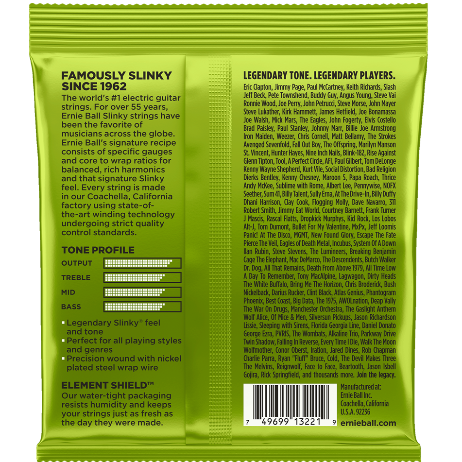 Ernie Ball Regular Slinky 3 Set Pack Yellows - 10-46