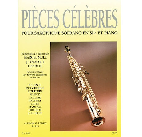 Pieces Pour Saxophone E Soprano E Flat et Piano - Marcel Mule et al