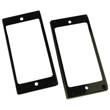 Humbucker Pickup Ring Surround (Pair) For Electric Guitar - Black